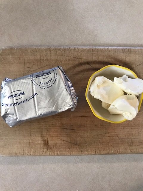 4 Tbls. cream cheese