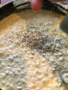 cottage cheese mixture
