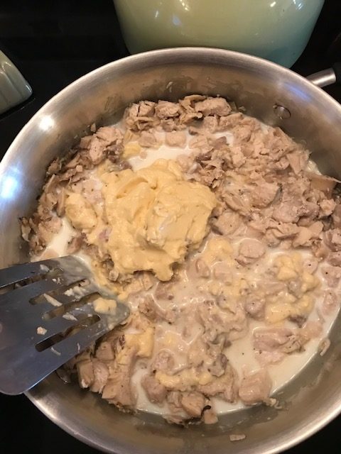 Adding Cream of Chicken to make Alfredo
#heatherearles #herbnwisdom #chickenalfredo #dinnerideas #podcaster #healthyliving #blogger #author