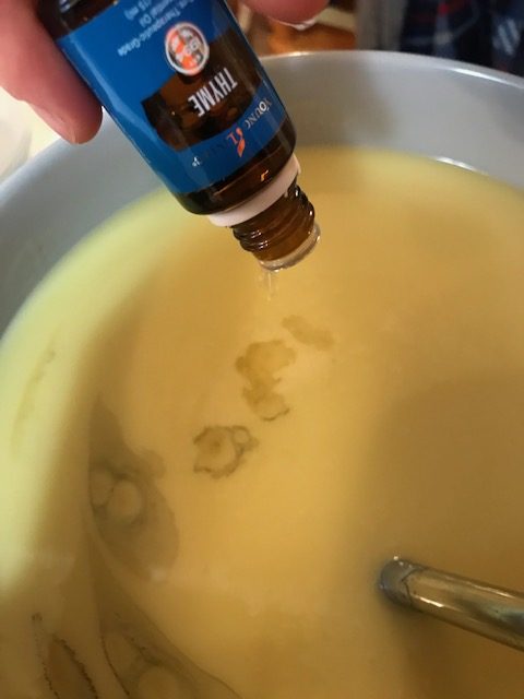 Adding essential oils to the lye soap mixture.
#heatherearles #herbnwisdom #naturalliving #howtosoapmaking #lyesoap #author #podcaster #youngliving