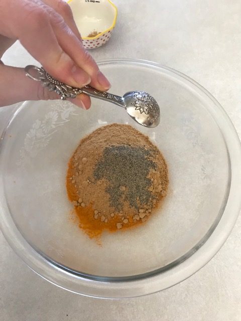 Adding black pepper to turmeric and ginger