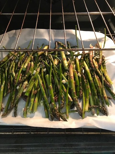 asparagus in the oven
