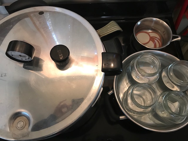 prepping for canning