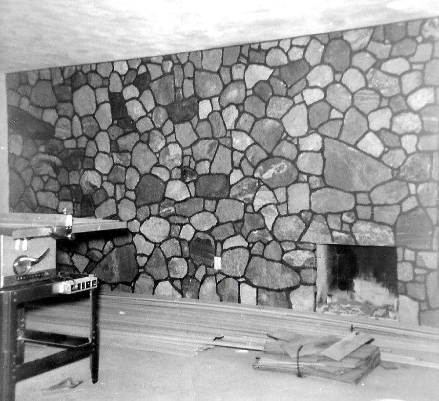 Stone Fireplace