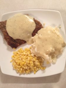 chicken fried steak meal