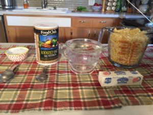 items used in sweet corn