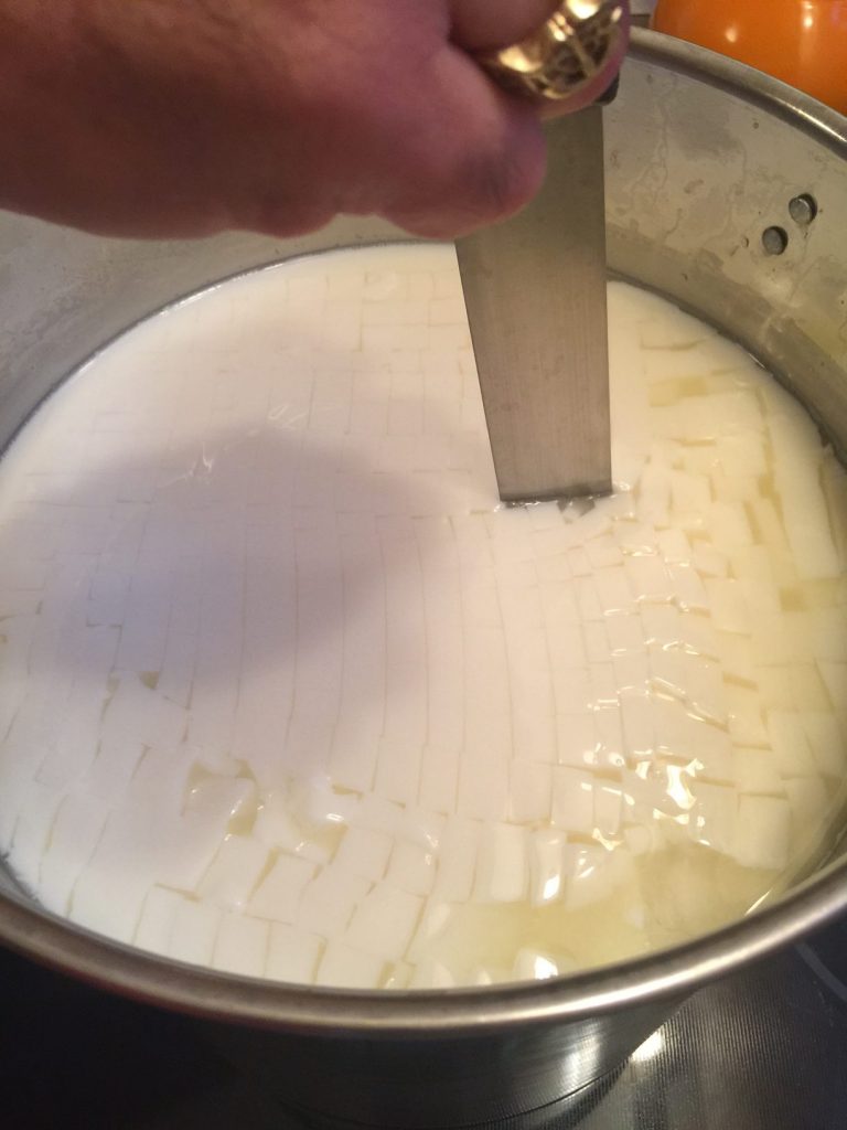 cutting the curd
