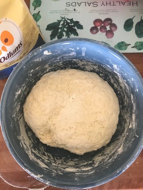 dough after kneading