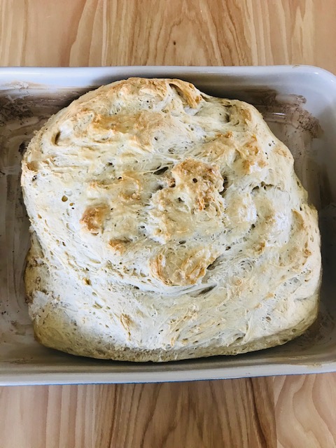 finished peasant bread