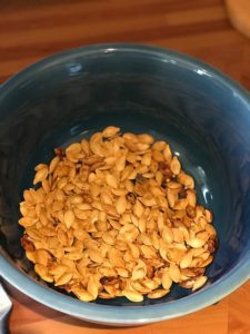 roasted pumpkin seeds