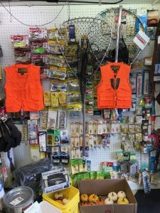 hunting and fishing supplies