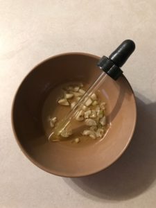 garlic infused oil to cure an earache