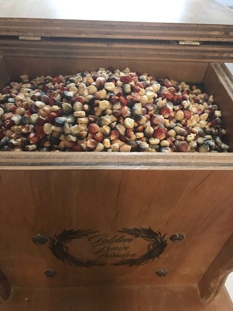 grinding Indian corn