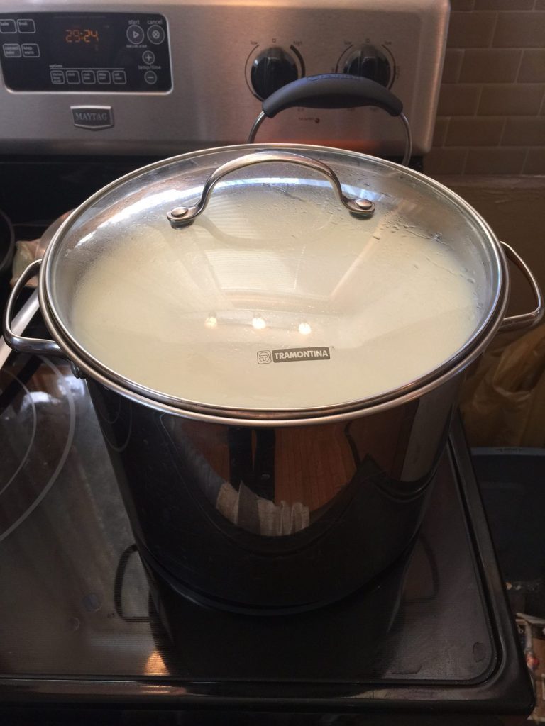 letting the milk sit