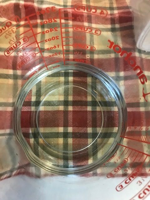 measuring distilled water