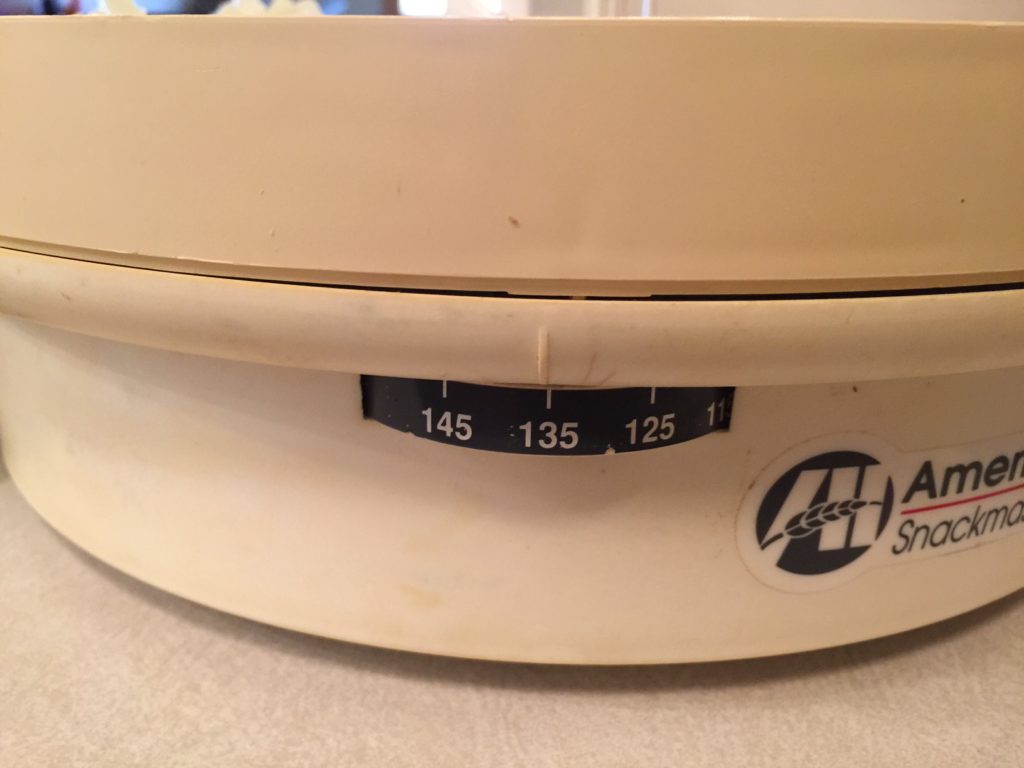 Dehydrating tempeature