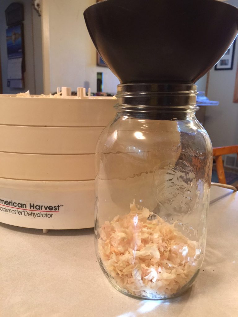 How to dehydrate onions