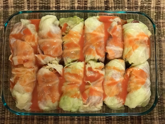 cabbage rolls ready to go into the oven.
#HeatherEarles #cabbagerolls #cabbagerollrecipe #foodie