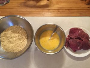 making chicken fried steaks