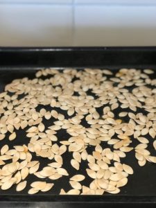 roasting pumpkin seeds