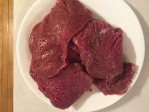 raw cube steaks