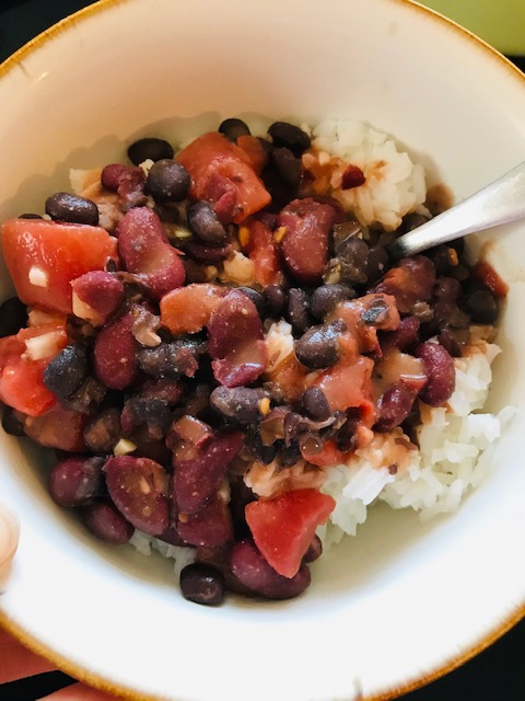 red rice and beans