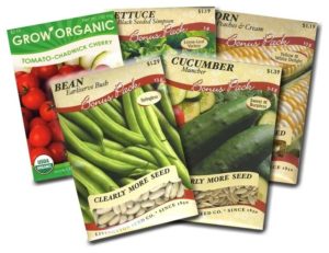 veggies seed packets