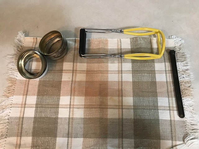 prepping your canning area