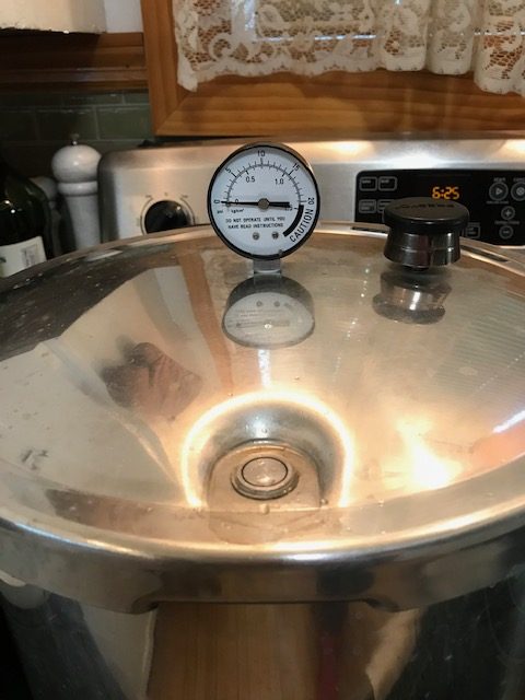 watching your pressure canner gauge