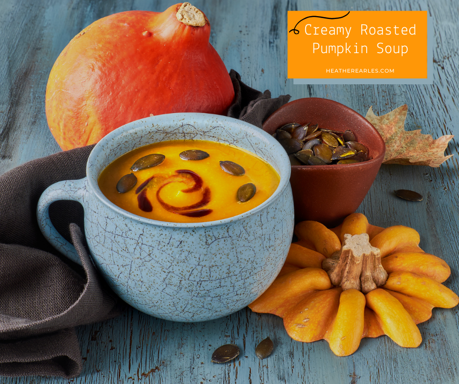 Creamy Roasted Pumpkin Soup
#heatherearles #herbnwisdom #naturalliving #holidayrecipes #pumpkinsoup