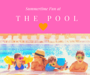 Summertime fun at the pool