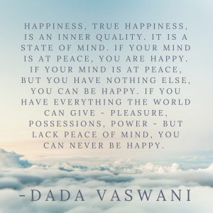 True happiness comes from within